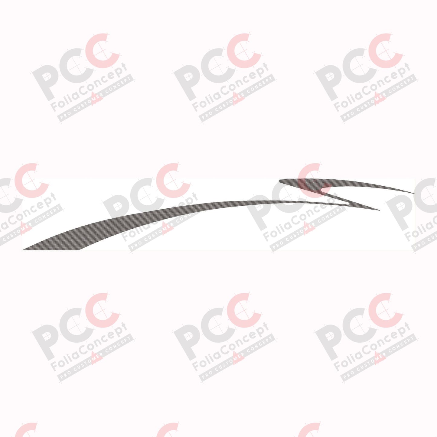 Aufkleber Design Welle carbon links