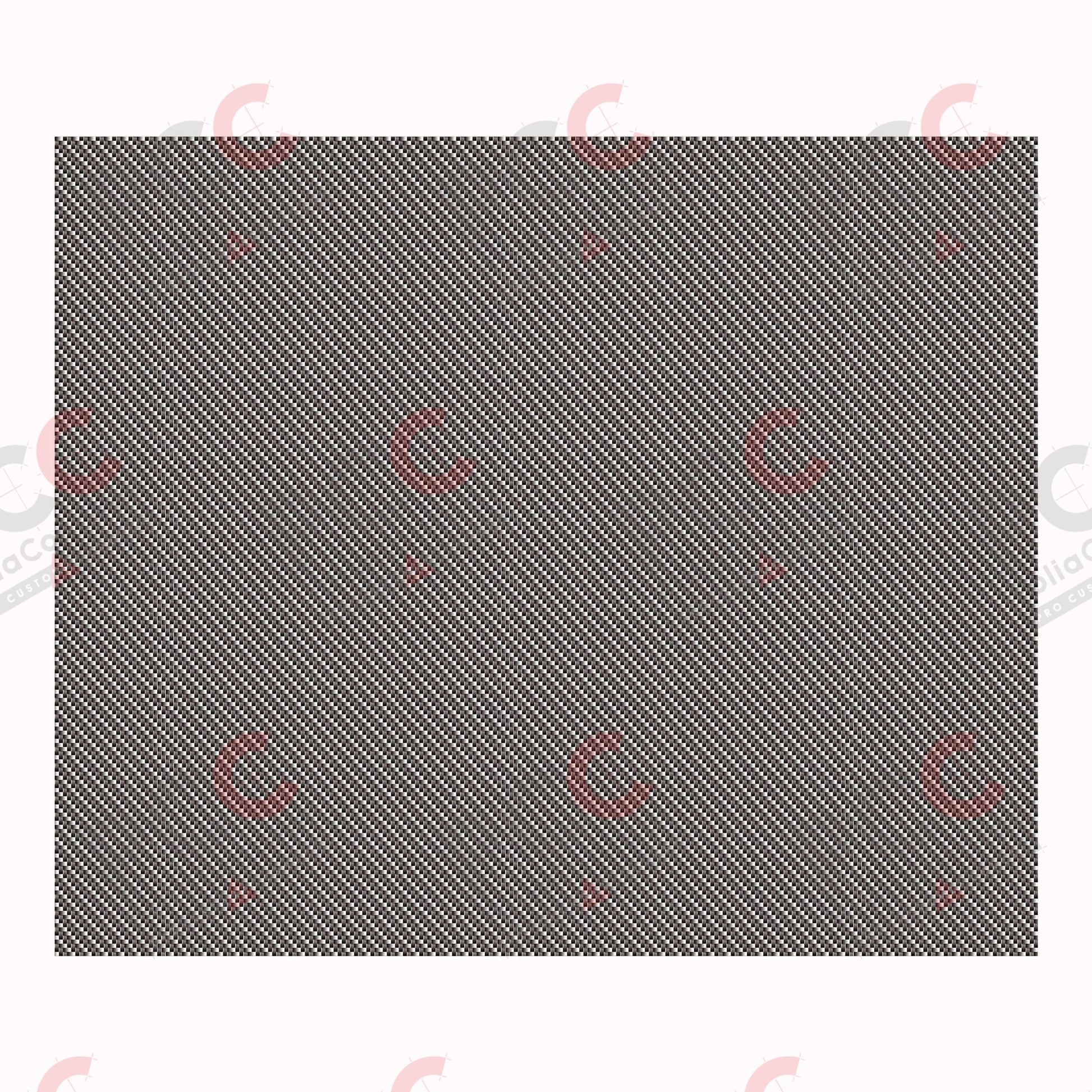 Aufkleber Stoßfänger Ecke carbon 600x500mm - 3D