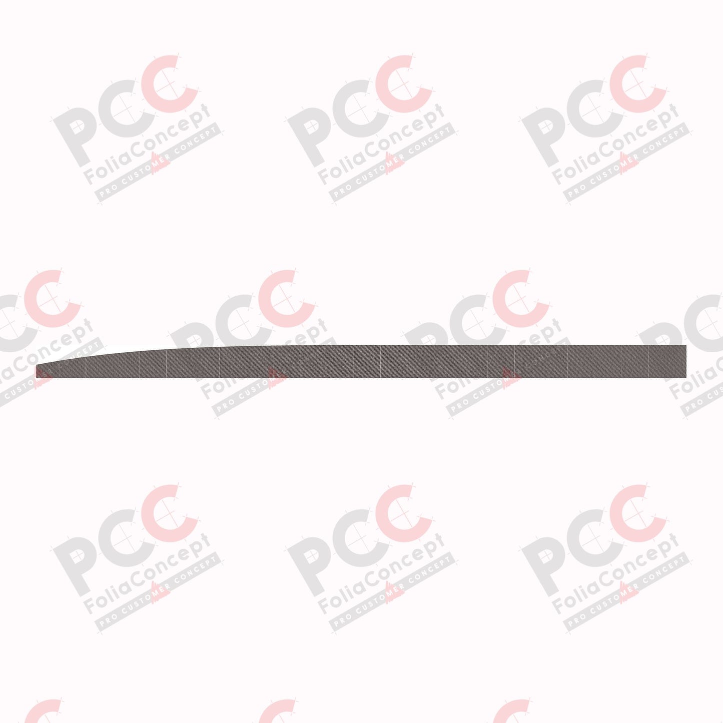 Aufkleber Schürzenmaterial Fiat/Ford carbon 2D