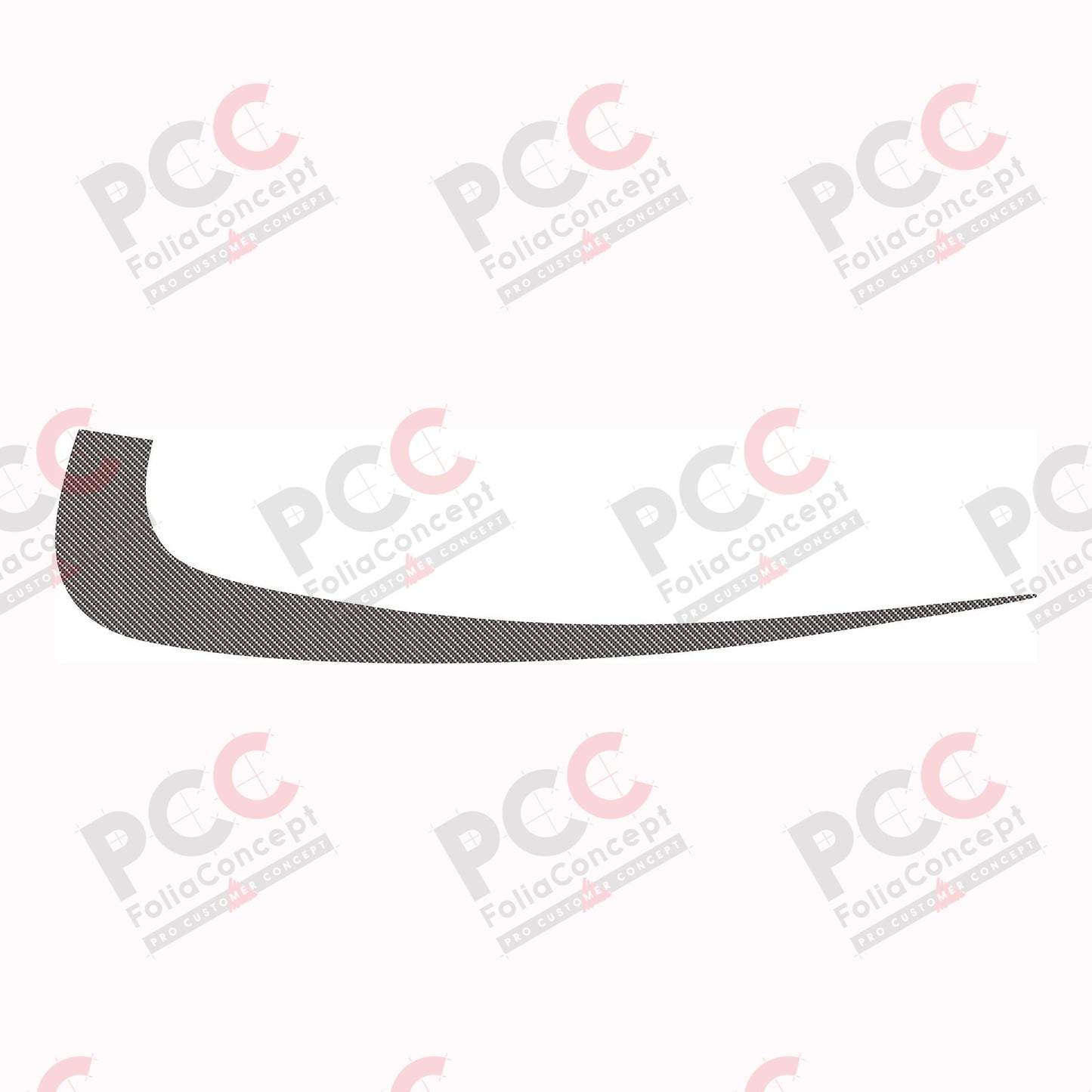 Aufkleber Design Auge A carbon links