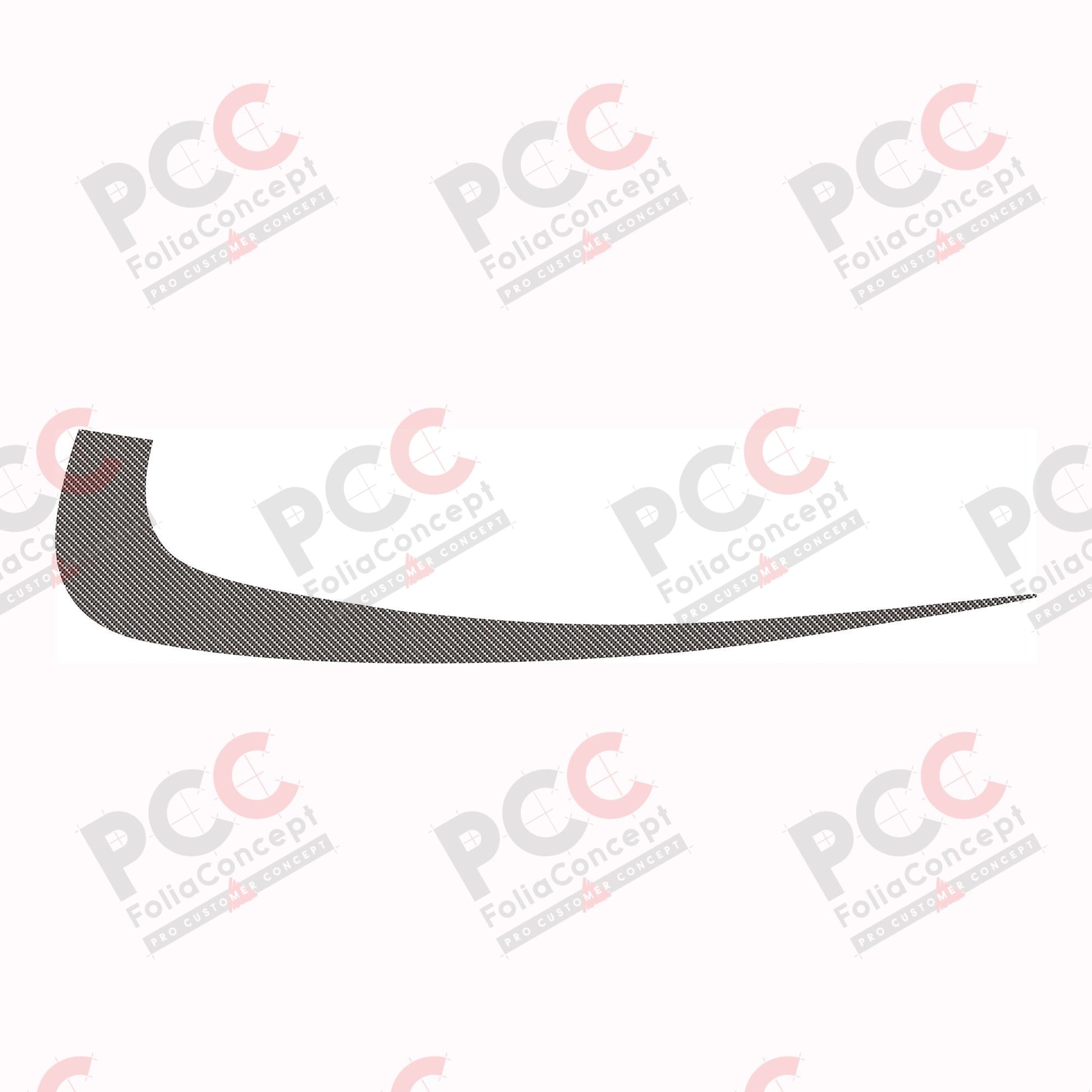 Aufkleber Design Auge A carbon links