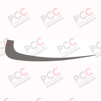 Aufkleber Design Auge A carbon links