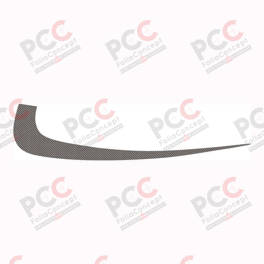 Aufkleber Design Auge A carbon links
