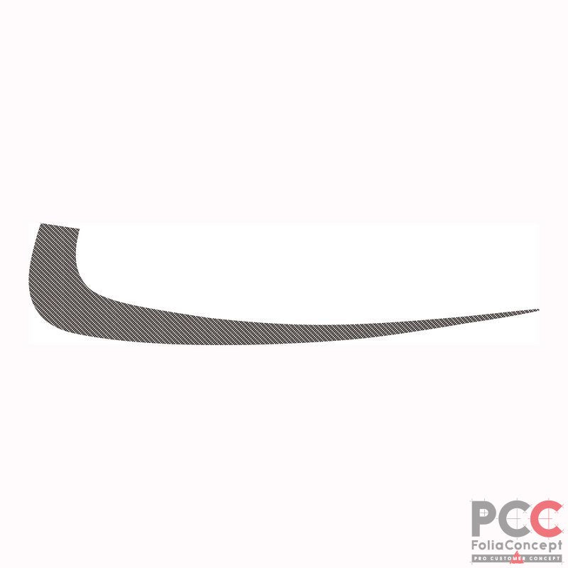 Aufkleber Design Auge A carbon links