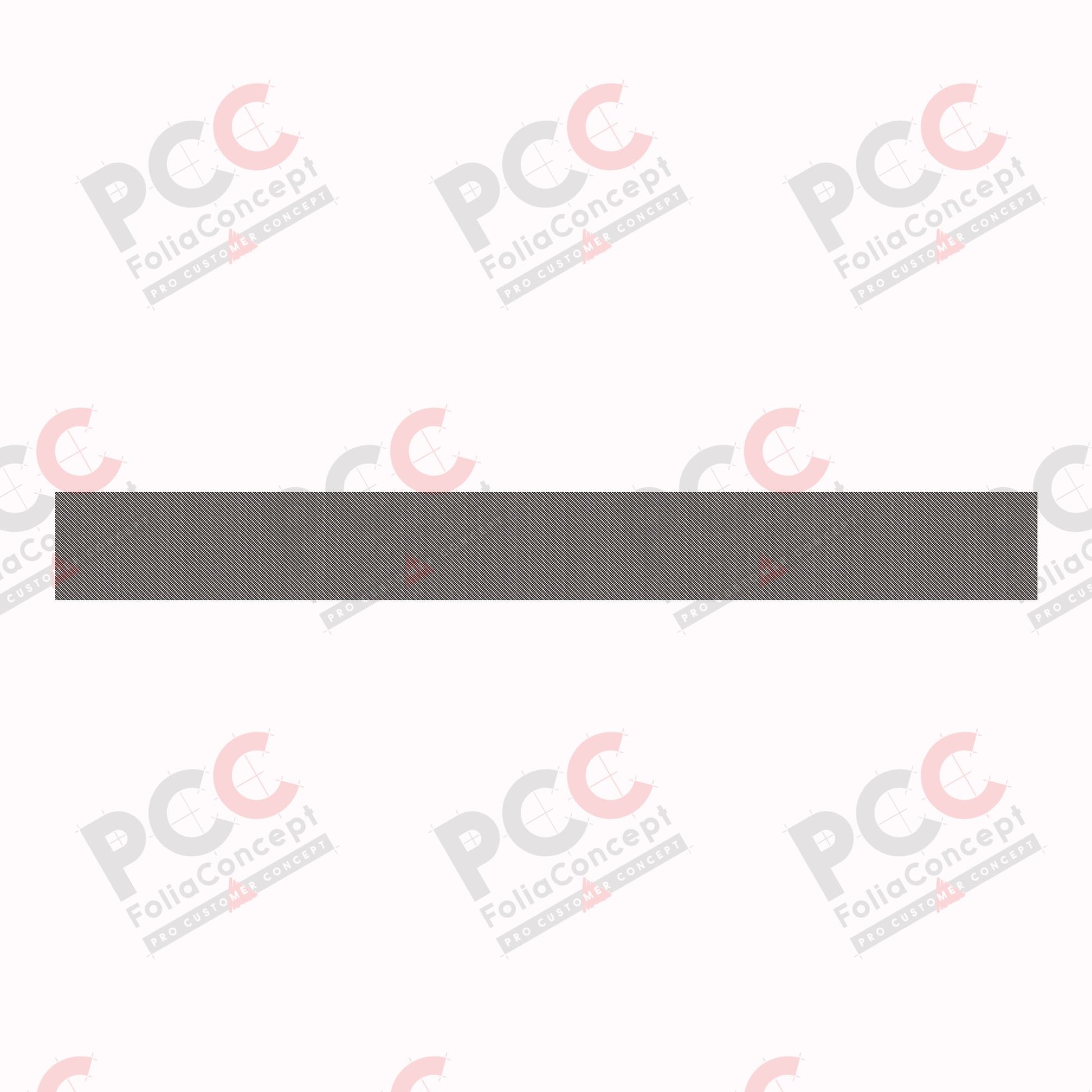 Aufkleber Schürzenmaterial carbon Tosk. 75 vorne