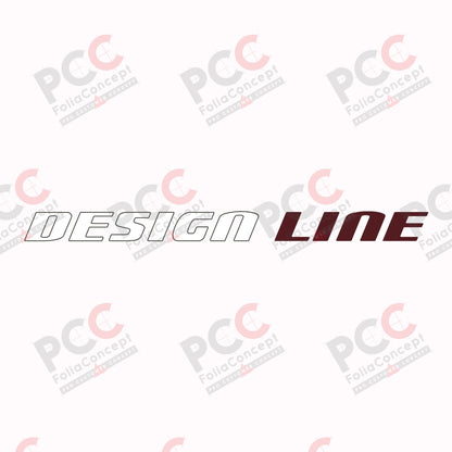 Domingaufkleber Design Line - Seite