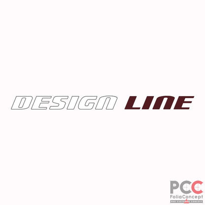 Domingaufkleber Design Line - Seite