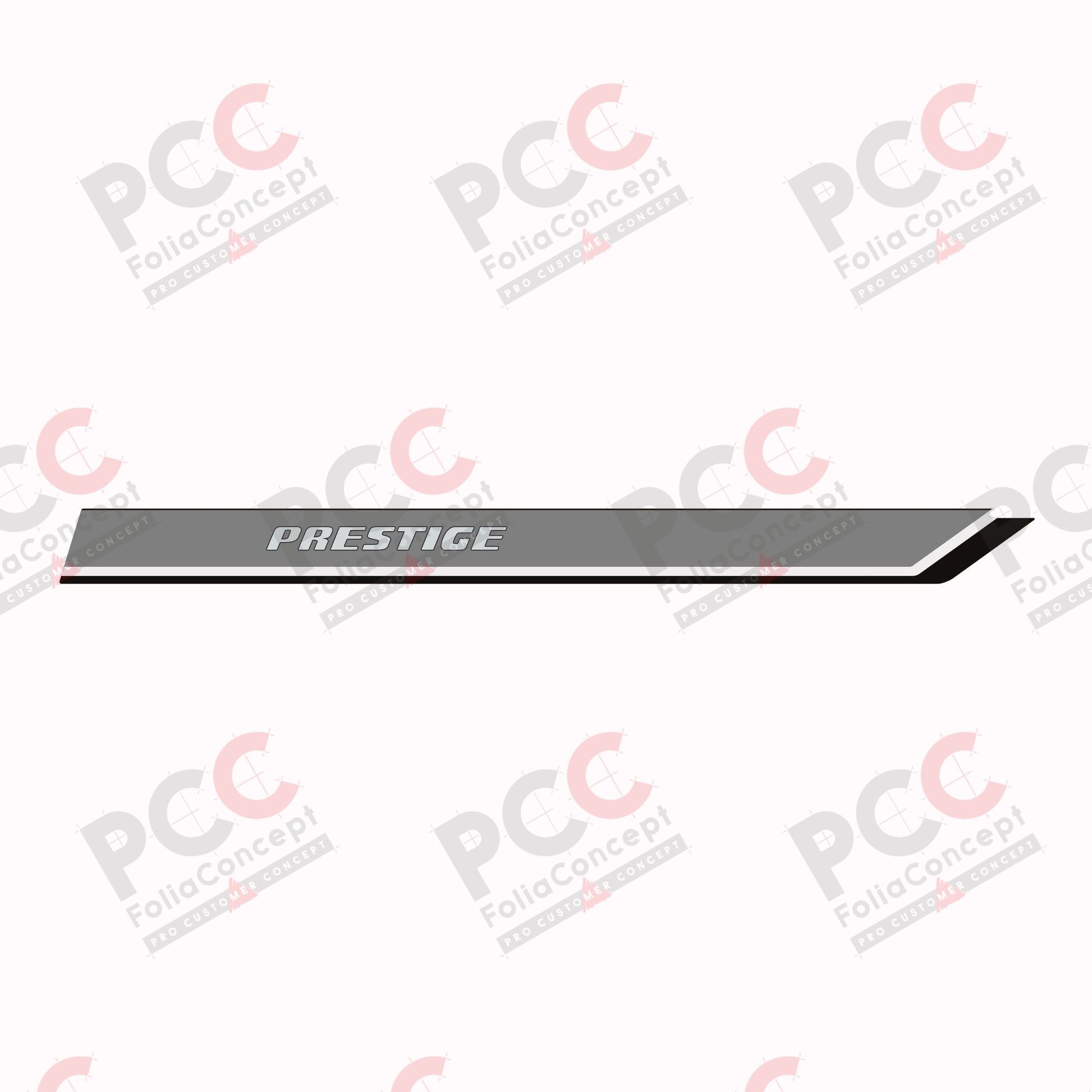 Hobby Wohnwagen Aufkleber Prestige Bug links MJ18