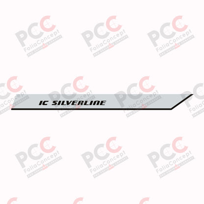 Aufkleber IC SILVERLINE Bug links MJ18