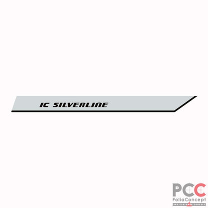 Aufkleber IC SILVERLINE Bug links MJ18