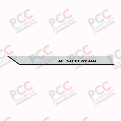 Aufkleber IC SILVERLINE Bug rechts MJ18