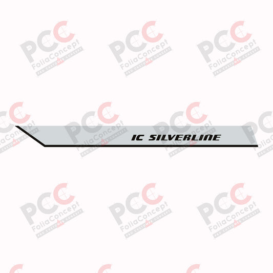 Aufkleber IC SILVERLINE Bug rechts MJ18