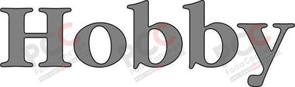 Hobby Wohnwagen Schriftzug Hobby Bug 519x154mm - 2700210024