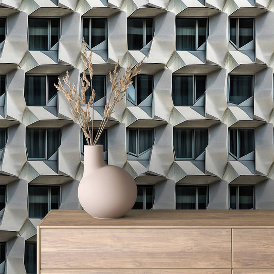 3D Hotelfassade Tapete