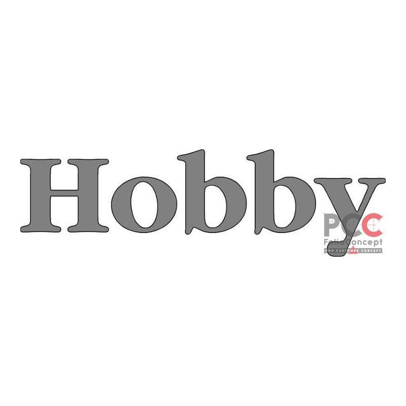 Schriftzug Hobby Heck 364x107mm