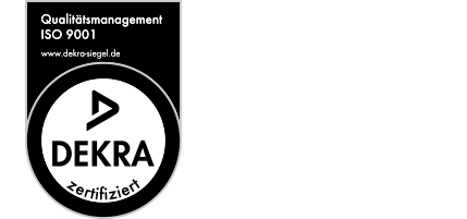 DEKRA-Siegel: nach ISO 9001 zertifiziert